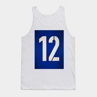 BIG and BOLD number TWELVE Tank Top